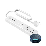 Smart Switches & Sockets Wifi Power Strip Extention Box (3 sockets + 4 USB)