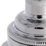 Fluted Fan Glass Pendant Light - Nickel - SE Home