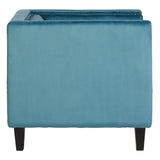 Felisa Blue Velvet Chair - SE Home
