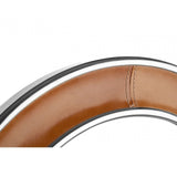 Churchill Tan Genuine Leather Wall Mirror - SE Home