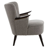 Arm Chairs, Recliners & Sleeper Chairs Hampstead Grey Fabric Armchair
