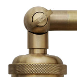 Bronte Prismatic Glass Wall Light - Brass - SE Home