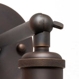 Potter Clear Glass Wall Light - Bronze - SE Home