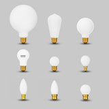8W 2800K Warm White E27 Matt White ST64 Teardrop Dimmable LED Light Bulb - SE Home