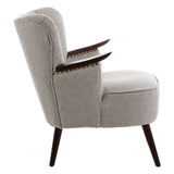 Hampstead Taupe Fabric Armchair - SE Home