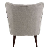 Hampstead Taupe Fabric Armchair - SE Home
