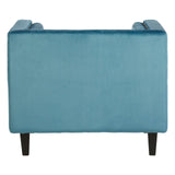 Felisa Blue Velvet Chair - SE Home