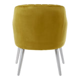 Louxor Mustard Fabric Armchair - SE Home