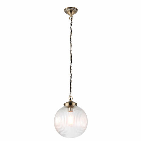 Pendant Lights Domed Pendant Light Clear Glass Small