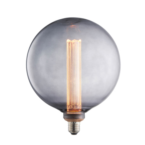 LED Vintage Bulbs 2.8W Globe Smoke Glass E27 1800K LED Filament Bulb