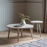 Kitchen & Dining Room Tables Agra Side Table Natural White