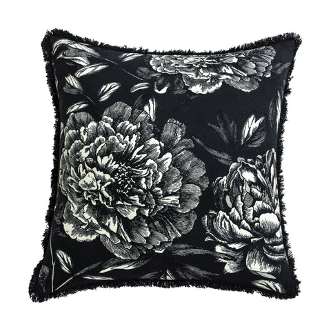 Luxurious Cushions Vintage Cushion Black