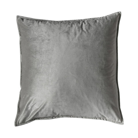 Luxurious Cushions Denver Velvet Cushion Silver