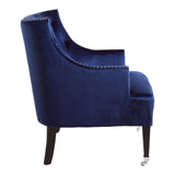 Arm Chairs, Recliners & Sleeper Chairs Oxfordshire Blue Velvet Chair
