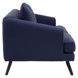 Mylo 3 Seater Navy Fabric Sofa - SE Home