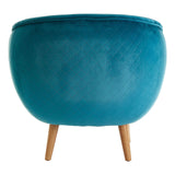 Shakespeare Teal Fabric Chair - SE Home