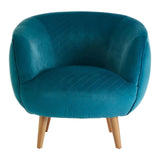 Shakespeare Teal Fabric Chair - SE Home