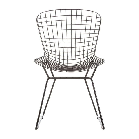 District Black Metal Wire Chair - SE Home