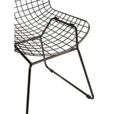 District Black Metal Wire Chair - SE Home