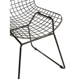 Arm Chairs, Recliners & Sleeper Chairs District Black Metal Wire Chair