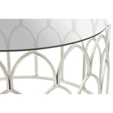 Coffee Tables Merlin Silver Leaf Coffee Table