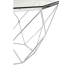 Allure Tempered Glass Chrome Coffee Table - SE Home