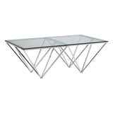 Allure Coffee Table With Triangular Base - SE Home
