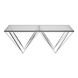 Coffee Tables Allure Coffee Table With Triangular Base