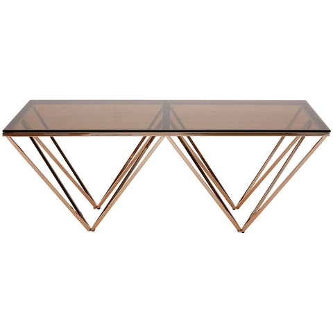 Coffee Tables Allure Champagne Metal Legs Coffee Table