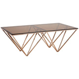 Coffee Tables Allure Champagne Metal Legs Coffee Table