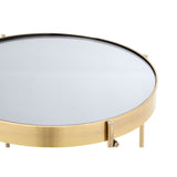 Allure Black Mirror Tall Side Table - SE Home