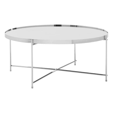 Coffee Tables Allure Silver Mirror Coffee Table