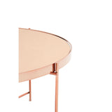 Coffee Tables Allure Pink Mirror Coffee Table