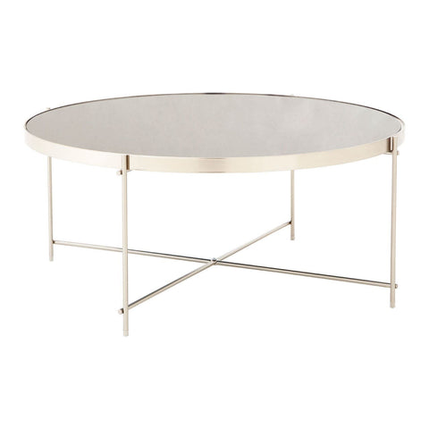 Coffee Tables Allure Grey Mirror Coffee Table