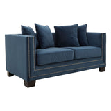 Sofia 2 Seater Midnight Velvet Sofa - SE Home