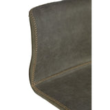 Chicago Adjustable Bar Stool In Faux Vintage Ash Leather - SE Home