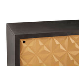 Cabinets & Storage Malta Sideboard In Mango Wood With Gold Finish