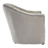 Opel Grey Velvet Armchair - SE Home