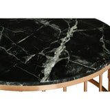 Alvaro Round Marble Top Coffee Table - SE Home