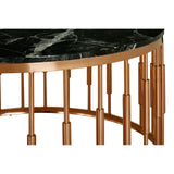 Alvaro Round Marble Top Coffee Table - SE Home