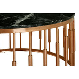 Coffee Tables Alvaro Round Marble Top Coffee Table