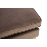 Louxor Grey Velvet / Left Arm Chaise Longue - SE Home