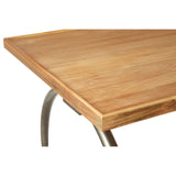 New Foundry Dining Table With Elm Wood Top - SE Home