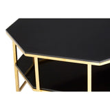 Coffee Tables Arezzo Black Tempered Glass Coffee Table