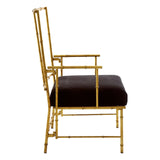 Arm Chairs, Recliners & Sleeper Chairs Gold Accent Chair
