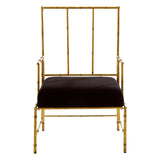 Gold Accent Chair - SE Home