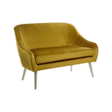 Louxor Mustard Velvet Sofa - SE Home