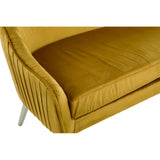 Louxor Mustard Velvet Sofa - SE Home