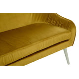 Louxor Mustard Velvet Sofa - SE Home