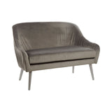 Sofas Louxor Grey Velvet Sofa